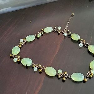 Quartz stone necklace